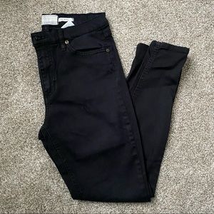 Free People high-rise black jegging size 27